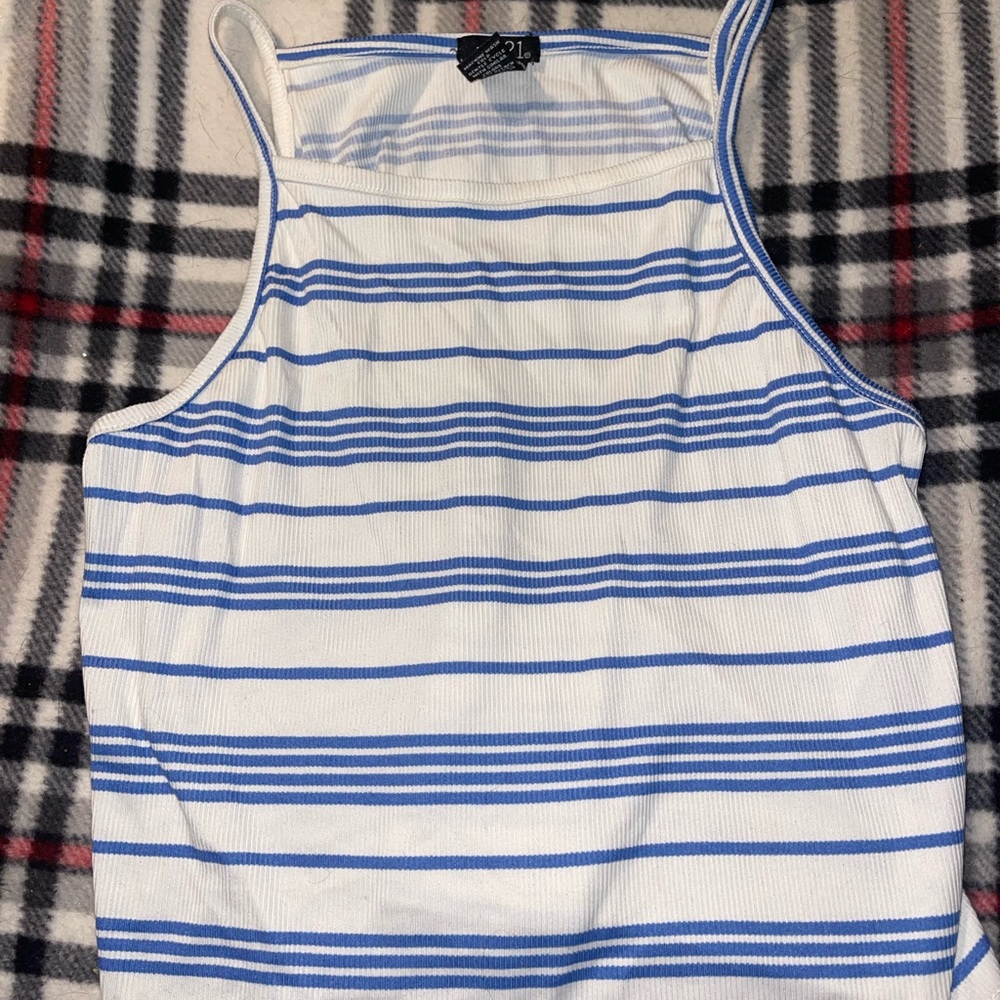 Stripped cropped tank